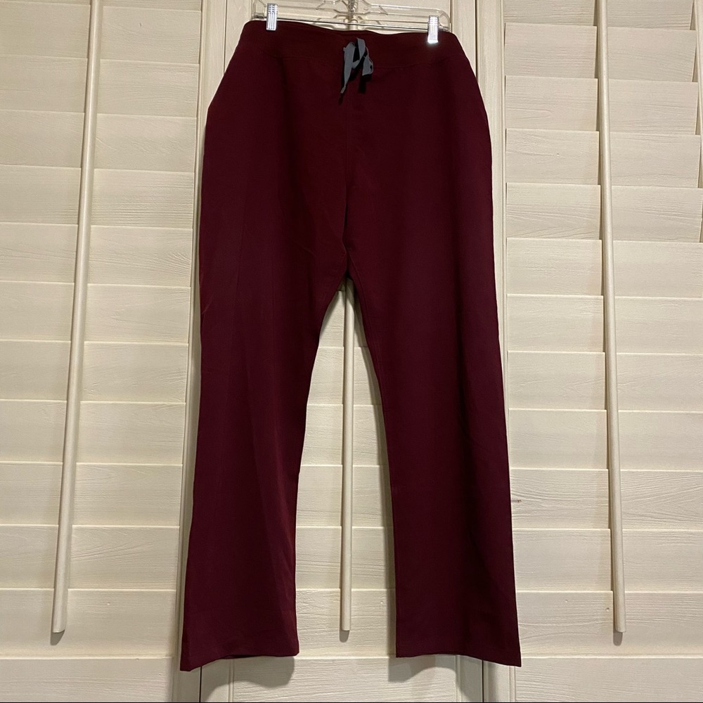 FIGS Women’s Burgundy Livingston Basic Scrub Pants